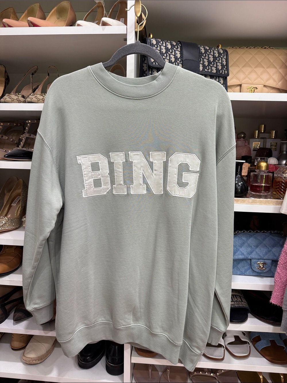 Anine Bing green sweatshirt- XS - never worn